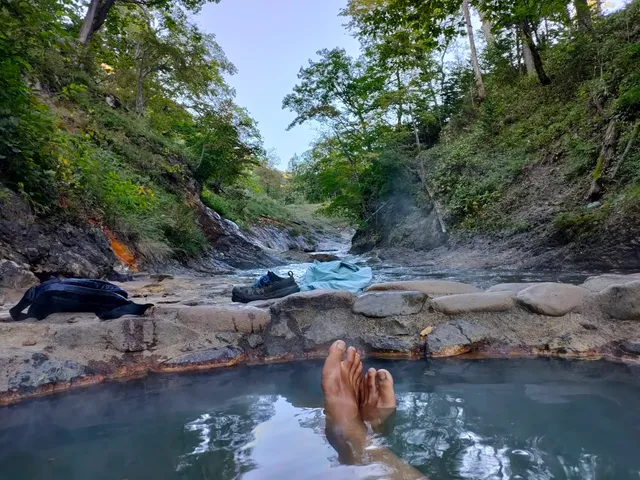Shikaribetsu Gorges camp field (Shikanoyu)