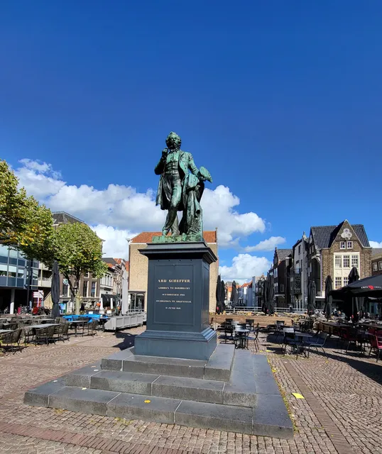 Statue of Ary Scheffer