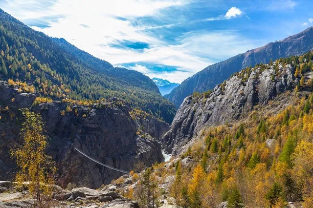 Hängebrücke Aspi - Titter
