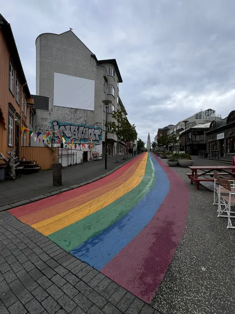 Skolavordustigur Street (The Rainbow Street)