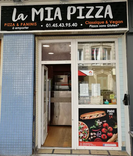La mia pizza paris 14 :Pizzas Classique & VEGAN, Option Pizza SANS GLUTEN**