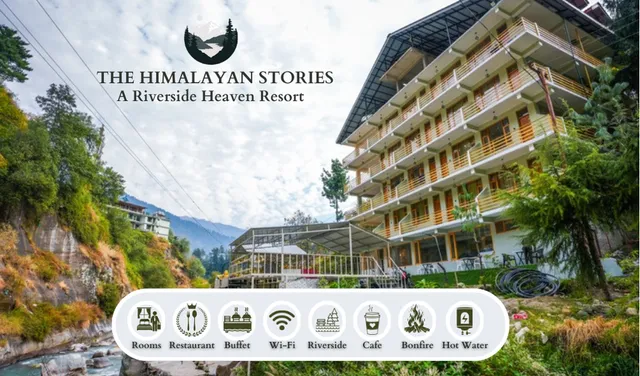 Hotel The Himalayan Stories - A Riverside Heaven Resort (Pure Vegetarian), Your next peaceful and offbeat stay in Manali