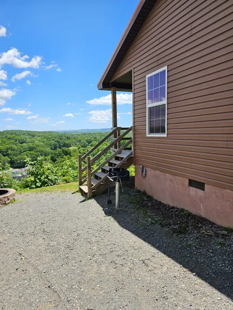 Gold and Blue Cabins