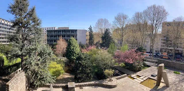 The garden of Peace (or Japanese Garden) of UNESCO