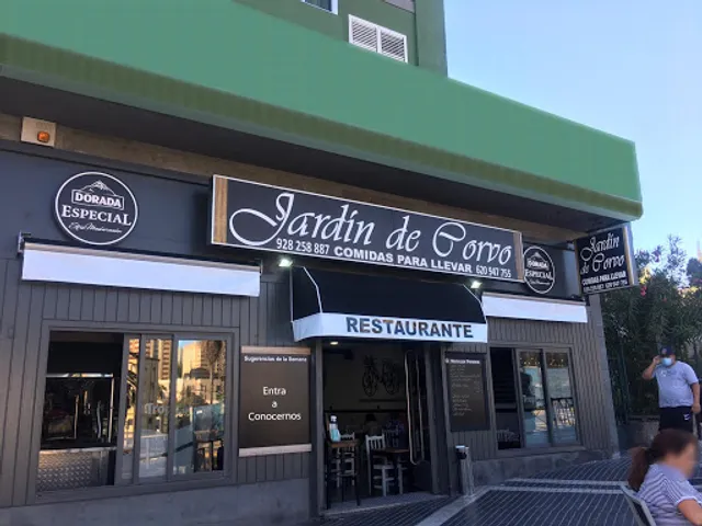 Bar restaurante Jardín de Corvo