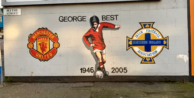 George Best Mural
