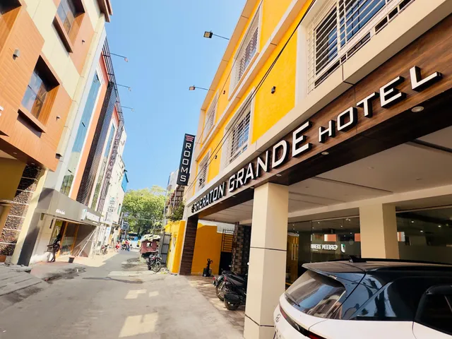 Sheraton Grande near Puratchi Thalaivar Dr MGR Central Railway Station at periamet