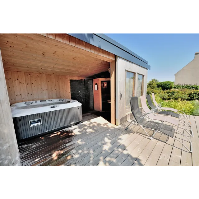 Location Espace Ker Gana Jacuzzi Sauna Poele à bois