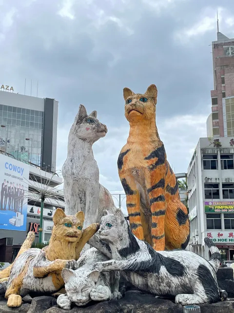 Cat Statue, Kuching, Sarawak.