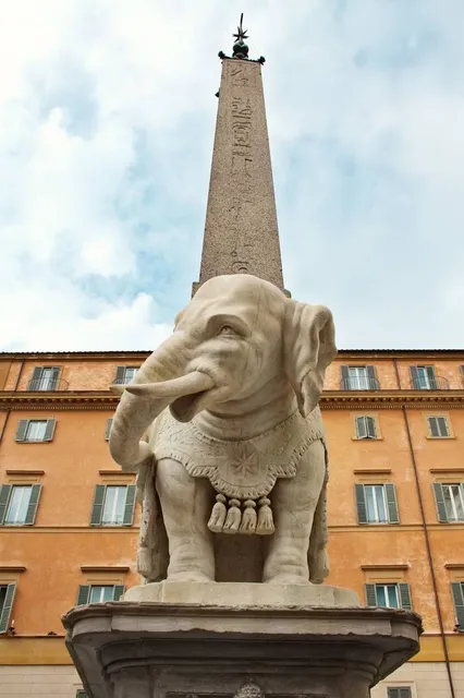 Elephant and Obelisk