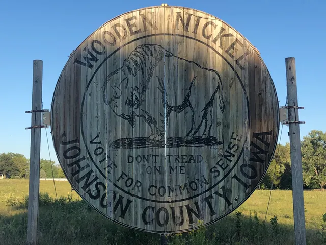 World's Largest Wooden Nickel