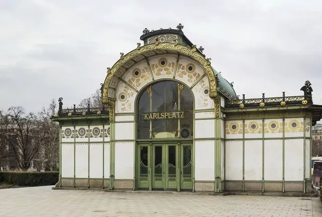 Musée de Vienne - Pavillon Otto Wagner - Karlsplatz