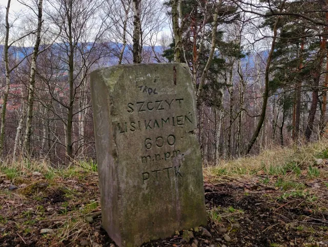 Lisi Kamień 602 m n.p.m