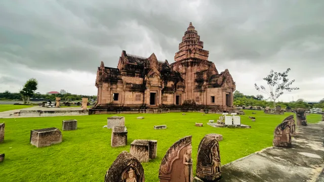 Phanom Rung stone castle replica