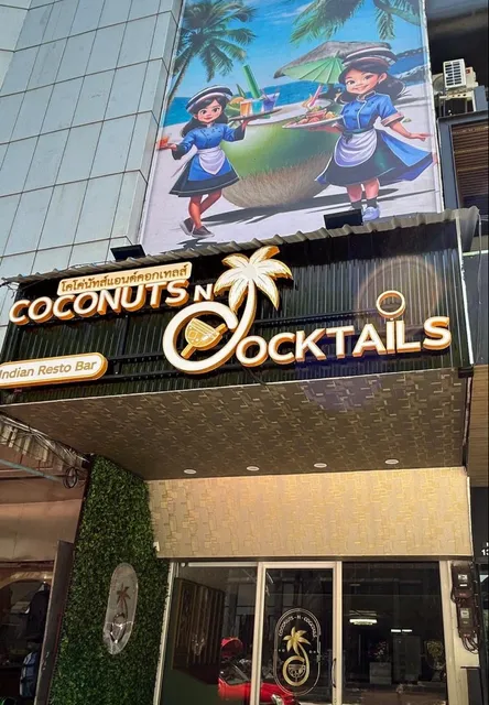 Coconuts N Cocktails Indian Restaurant Night Bazzar , Chiang Mai .