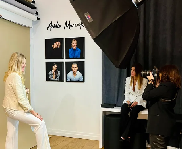 Studio Amélie Marzouk - Photographe portraits linkedin, portraits personal branding à Paris