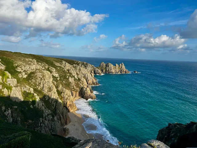 Porthcurno beach