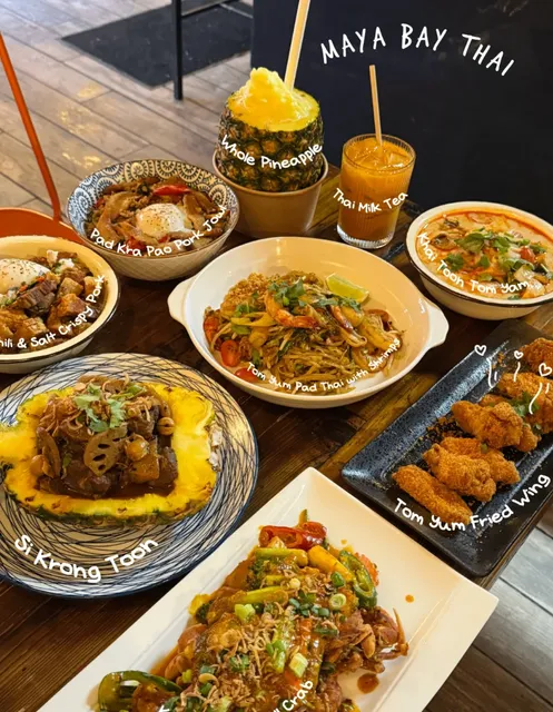 ​​Toronto’s Thai Escape | Maya Bay Thai –Pad Kra Pao & Pineapple Vibes