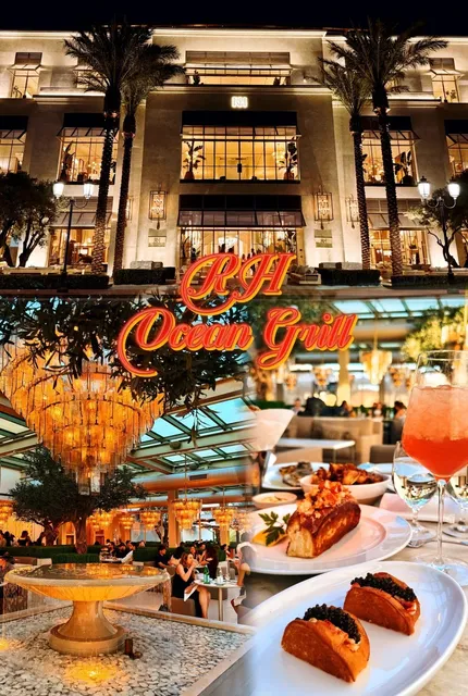 OC ｜RH Ocean Grill ⛲️ Irvine’s Stunning Sunset Restaurant