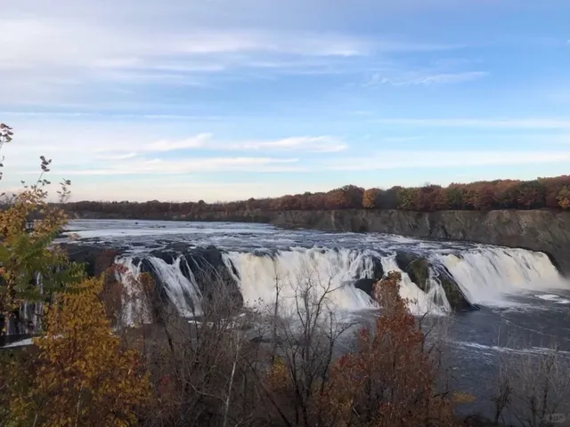 Cohoes Falls near Albany, the Capital of New York