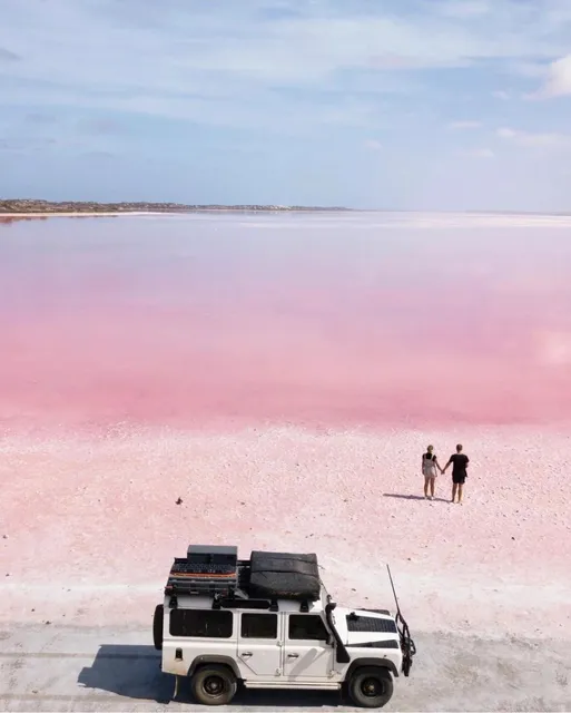 🇦🇺 Rarely Amazed by Sights... Until I Saw Australia’s Pink Lakes! 💖