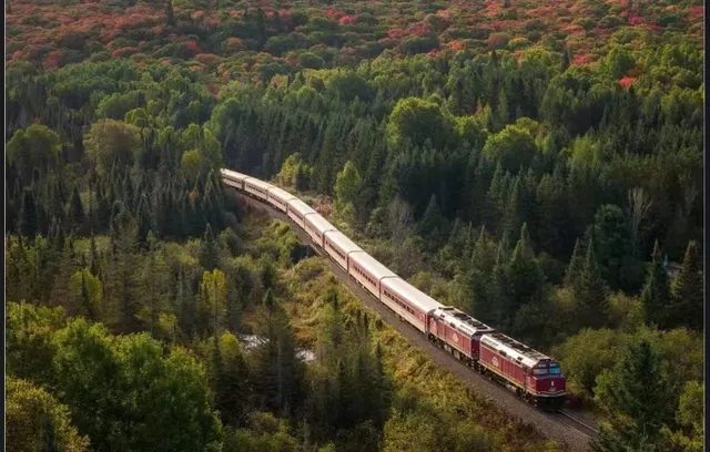 Wonderful views in the Agawa Canyon 