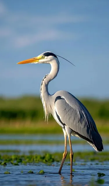 🦢✨ Herons: The Elegant "Elves" of the Water 🌊💦