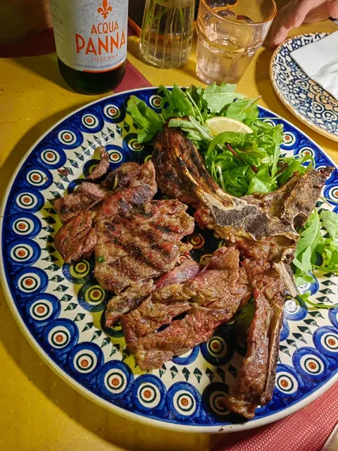 The giant steak was incredibly satisfying!