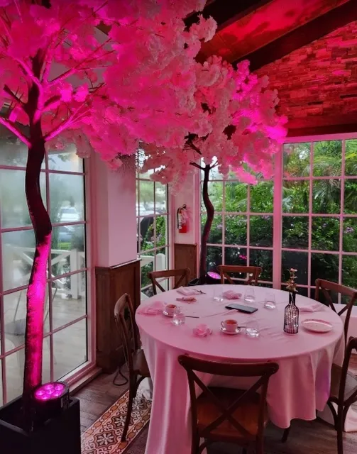 Miami｜So Romantic to Sip Wine in a Sea of Roses!