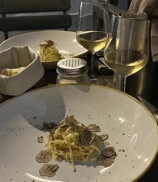 I had the best white truffle pasta of my life.