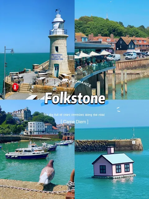🇬🇧 Folkestone: The Seaside Gem Just 1 Hour from London! 🌊✨