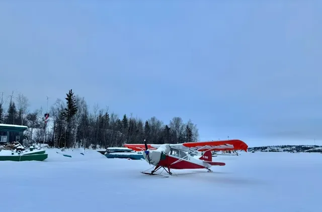 Yellowknife during holidays.