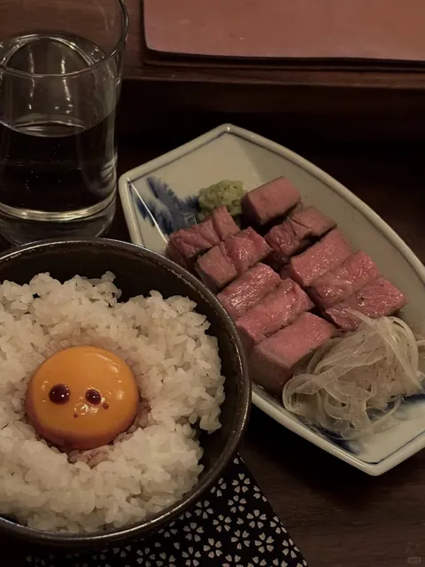 Toronto. A fantastic dinner starts with thick-cut beef tongue rice