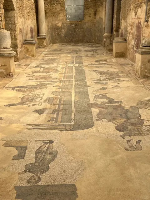 The Millennium-Old Roman Villa with Mosaic Floors 🏛️✨（1）