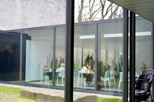 Where Modern Art Meets Nature’s Light 🌿✨