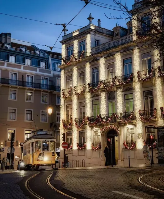 The place you must go in Christmas:Lisbon Commerce Square