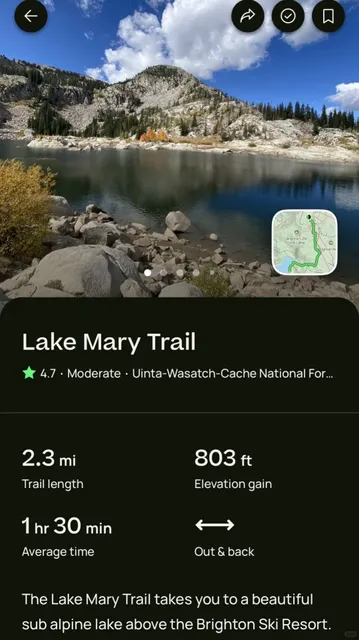 Utah｜Lake Mary Trail Near Salt Lake City 🏔️🌲  
