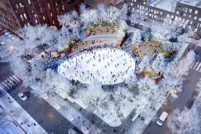 The Williamsburg Waterfront Gets Its First-Ever Ice Skating Rink This November