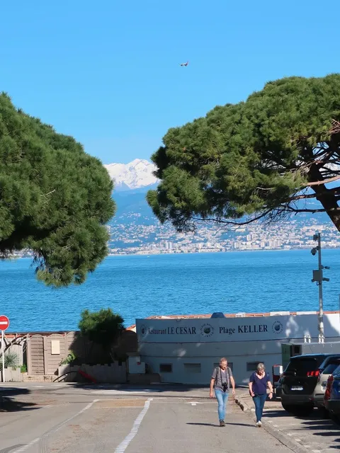 "Snowy Peaks & Azure Seas: A Perfect Day in Antibes, France 🇫🇷 