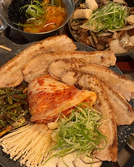 Midnight dining at the Boston residence of a son