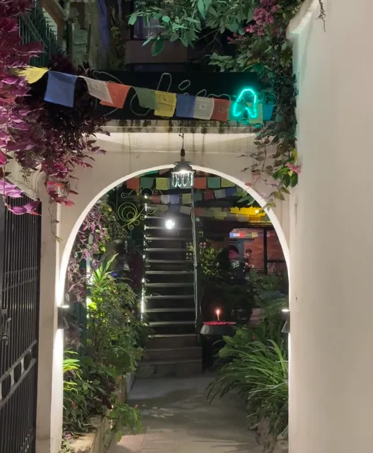 Garden Steak Restaurant in a Nepali Alley 🇳🇵