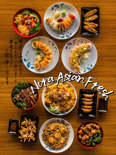 Japanese-inspired cuisine 🌮 Nora Asian Fresh