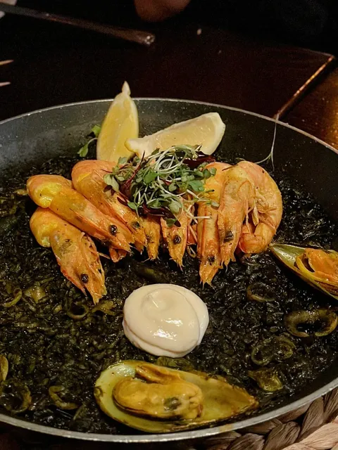 Spanish Seafood Paella in San Jose--La Catalana