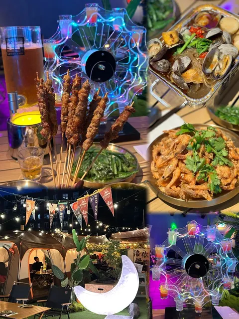 The Joy of New York Nights Comes from Camping and Barbecues‼️🍺