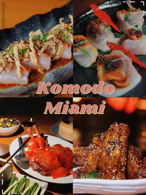 Miami｜Ultra-Trendy Nightclub-Style Dining at Komodo 🤪