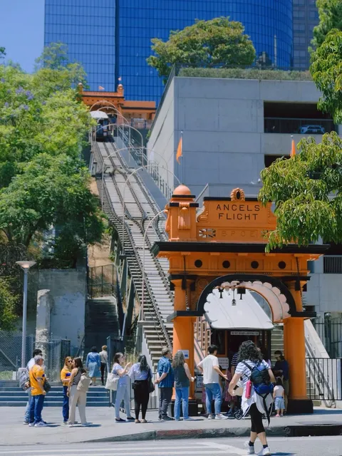 ​​🇺🇸 LA City Walk | 10-Minute Iconic Angel Flight Railway Ride 🚠​​