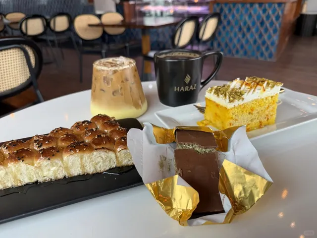 Dallas Coffee Exploration 😳 Haraz Now Has Dubai Chocolate!