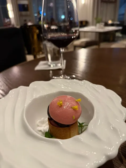 A Delicious Dinner in a Beautiful Setting! 🍽️🌆