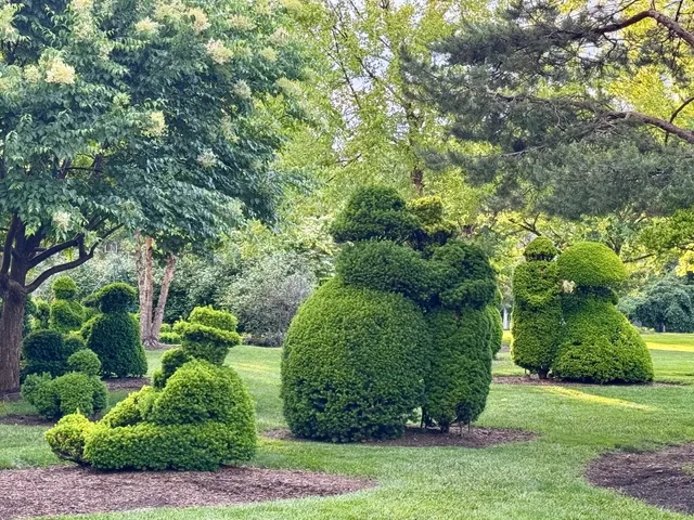 🌿 Topiary Park: Downtown’s Living Art Escape 🎨