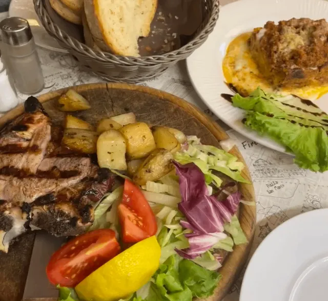 The food near the Florence Cathedral is worth trying.